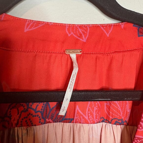 Free People colorful Run Free blouse - Picture 3 of 5